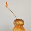Lasi vas 30 cm, Amber