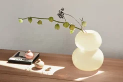 Lasi vas 30 cm, Vanilla