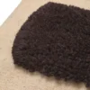 Lay kudde 50x50 cm, Sand / Dark Brown