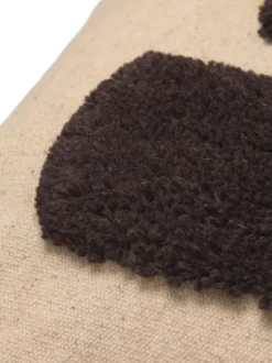 Lay kudde 50x50 cm, Sand / Dark Brown