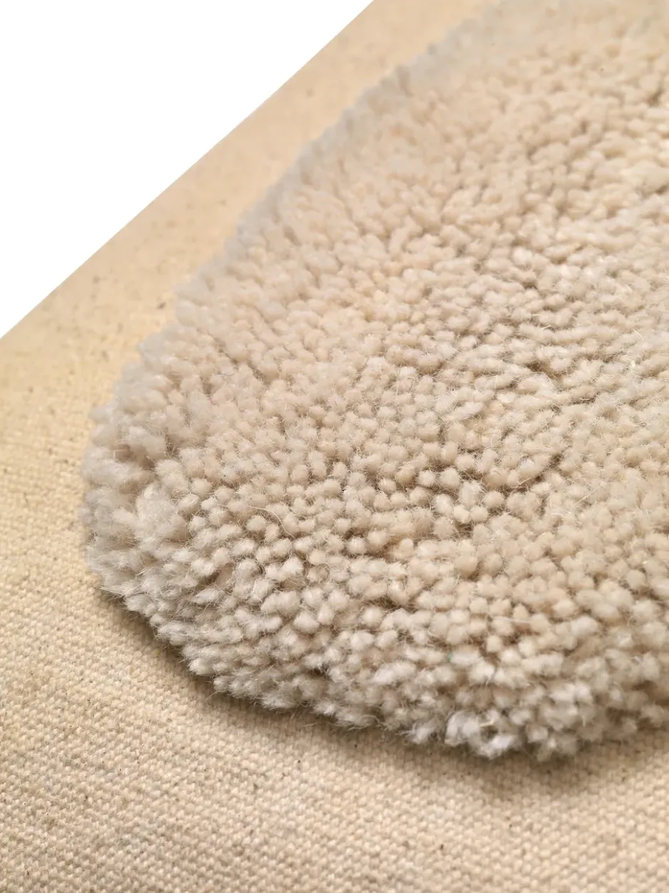 Lay kudde 50x50 cm, Sand / Off-white