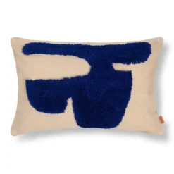 Lay rektangulär kudde 40x60 cm, Sand / Bright Blue