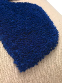 Lay rektangulär kudde 40x60 cm, Sand / Bright Blue