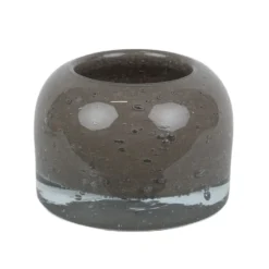 Leah ljuslykta Ø15 cm, Taupe