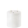LED Blockljus Ø15x15 cm, Vit