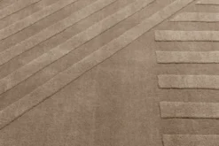 Levels Stripes ullmatta, Mullvad, 200x300 cm