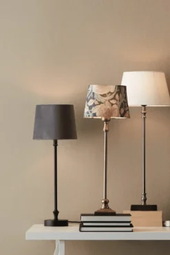 Liam lampfot 46 cm, Svart