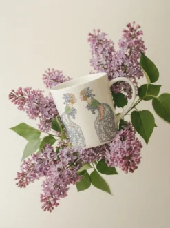 Lilac mugg, 40 cl, med handtag