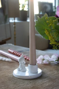 Lilla My ljusstake keramik, Vit