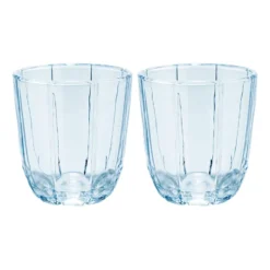 Lily vattenglas 32 cl 2-pack, Blue iris