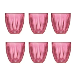 Lily vattenglas 6-pack, Raspberry