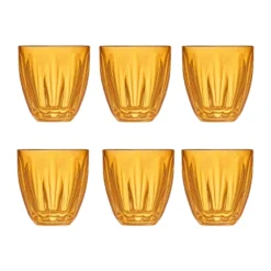 Lily vattenglas 6-pack, Tangerine