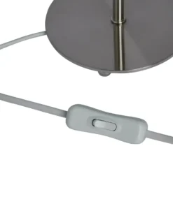 Line 45 bordslampfot, Matt chrome