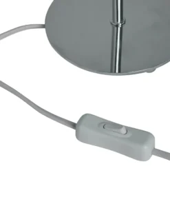 Line 45 bordslampfot, Silver