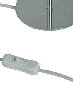 Line 35 bordslampfot, Silver