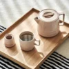 Lines mugg 50 cl 2-pack, Beige