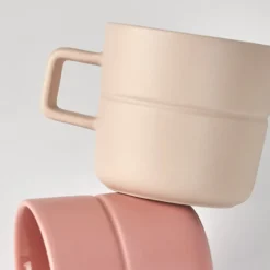 Lines mugg 50 cl 2-pack, Beige