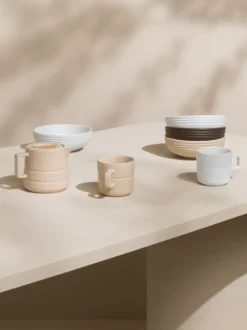 Lines skål Ø16 cm 6-pack, Beige