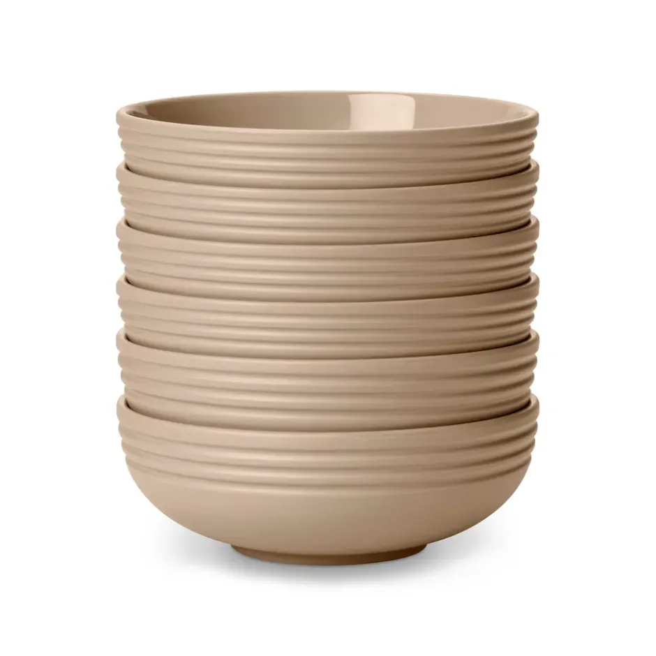 Lines skål Ø16 cm 6-pack, Beige