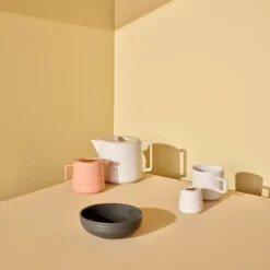 Lines skål Ø16 cm 6-pack, Mörkgrå