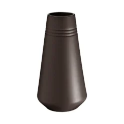 Lines vas 22 cm, Brun