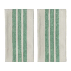 Linu kökshandduk 2-pack, Green
