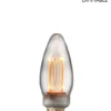Ljuskälla E14 Laser LED filament Kron 2,3W, Klar