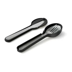 Lékué bestickset med fodral 5 delar, Black