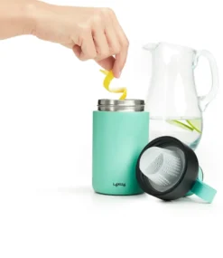 Lékué To Go isolerad flaska 0,5 L, Turkos