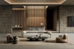 Lobby matta med langett, Beige, 400x600 cm