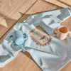 Lobo Lion haklapp med ärm, Ice blue