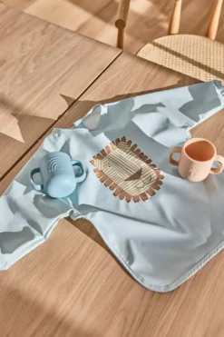 Lobo Lion haklapp med ärm, Ice blue