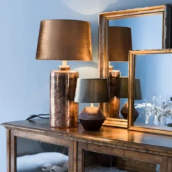 Lola lampskärm Ø33 cm, guld