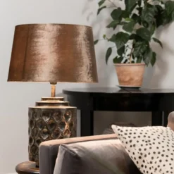Lola lampskärm Ø33 cm, guld