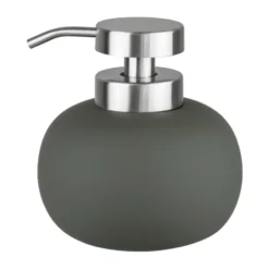 Lotus play tvålpump låg, inkl 2 pumphuvuden, Dark olive