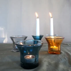 Lumi ljusstake 8 cm, Petrolblå