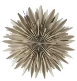 Luna adventsstjärna beige med prickar, 80 cm
