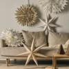 Luna adventsstjärna Ø80 cm 2-pack - Vit med prickar