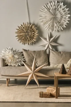 Luna adventsstjärna Ø80 cm 2-pack - Vit med prickar