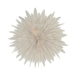 Luna adventsstjärna Ø80 cm 2-pack - Vit med prickar