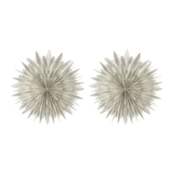 Luna adventsstjärna Ø80 cm 2-pack - Vit med prickar
