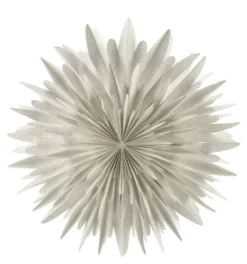 Luna adventsstjärna vit med prickar, 60 cm