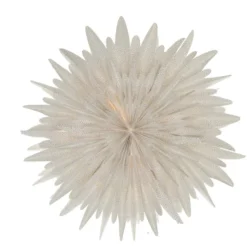Luna adventsstjärna vit med prickar, 60 cm