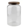 Luna burk med lock large 20 cm, Transparent