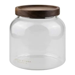 Luna burk med lock small 13 cm, Transparent