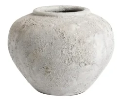 Luna kruka 26 cm, Grå-terracotta