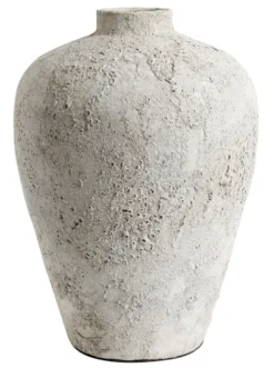 Luna kruka 40 cm, Grå-terracotta