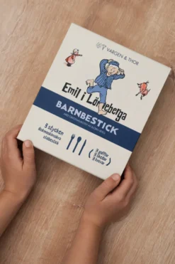 Lupo Emil barnbestick 9 delar, Silver
