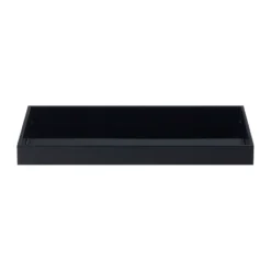 Lux lackad dekorationsbricka 38x19x3,5 cm, Black