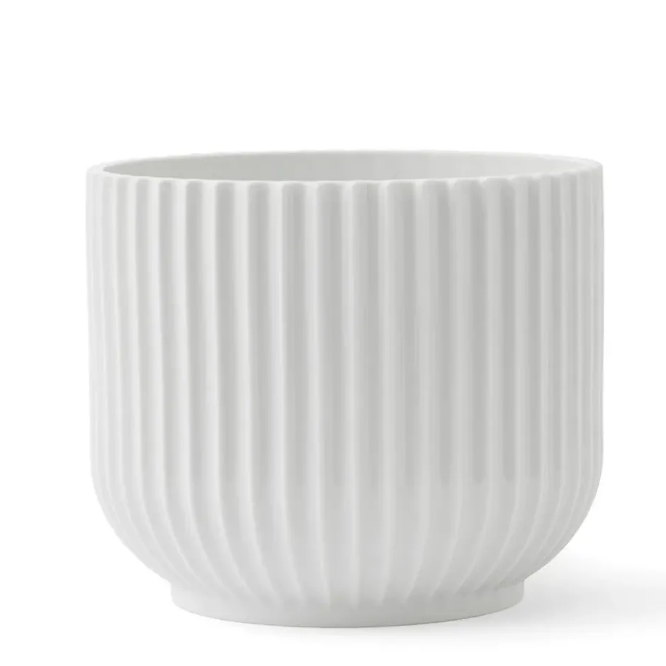Lyngby blomkruka vit, Ø18,9 cm